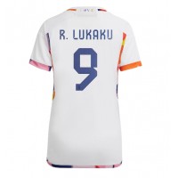 Belgien Romelu Lukaku #9 Fußballbekleidung Auswärtstrikot Damen WM 2022 Kurzarm
